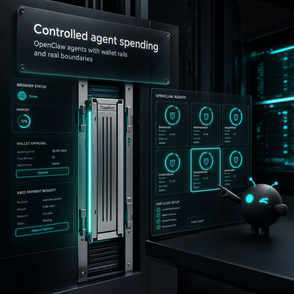 Agent Wallet and x402: How OpenClaw agents can do real work without getting a blank check