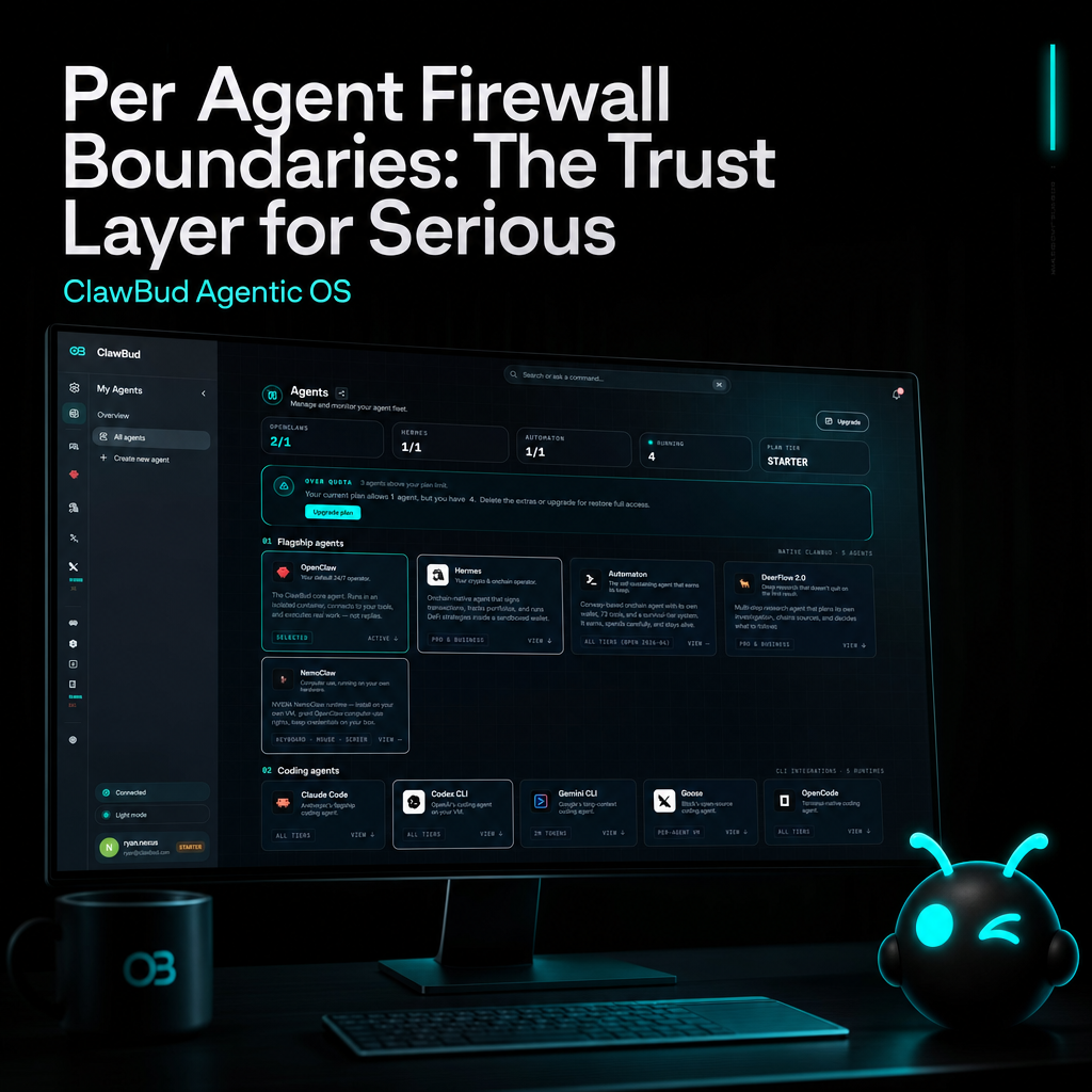 Per Agent Firewall Boundaries: The Trust Layer for Serious AI Agent Work