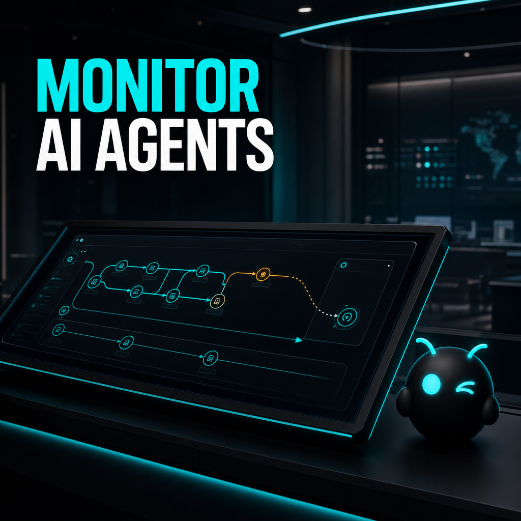 How do you monitor AI agents in production?