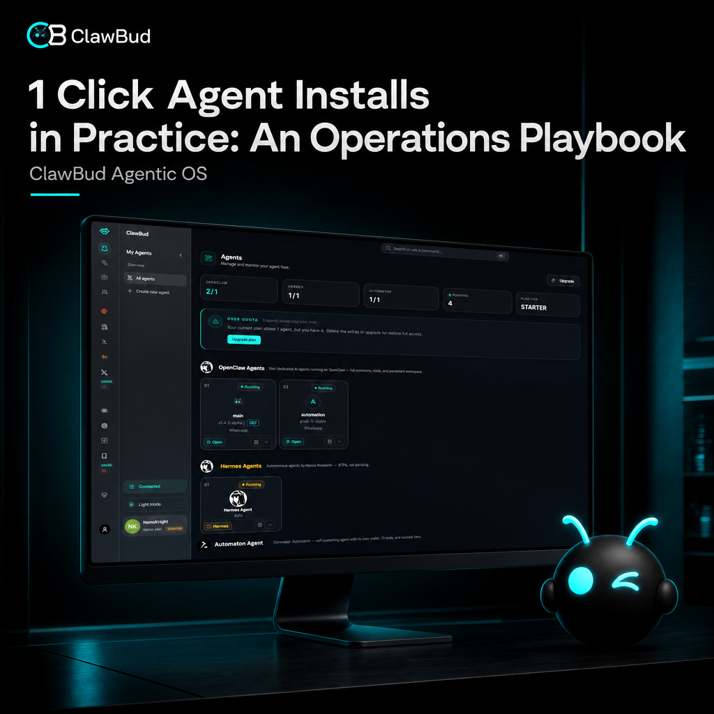 1 Click Agent Installs in Practice: An Operations Playbook for Agent Teams