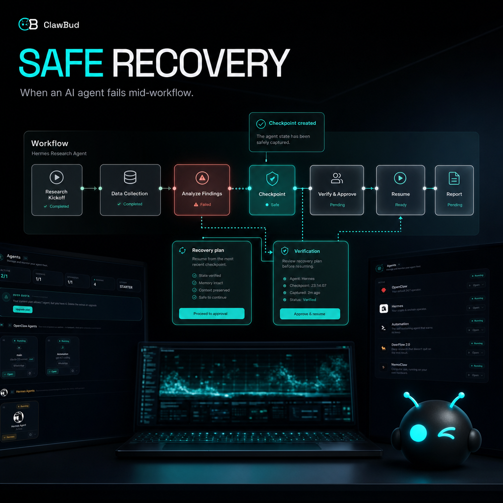 What happens when an AI agent fails mid-workflow?