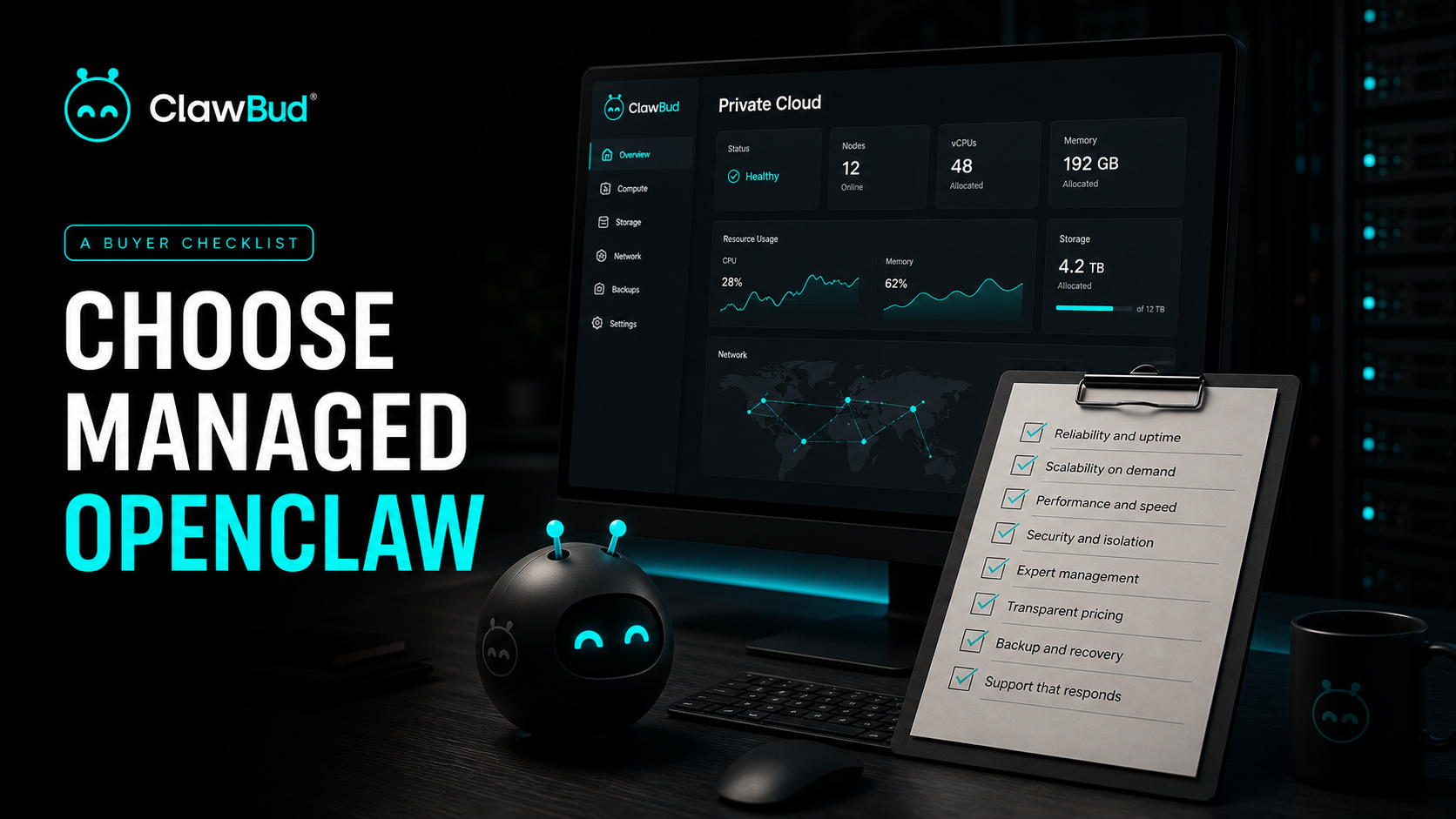 What should I ask before choosing managed OpenClaw hosting?