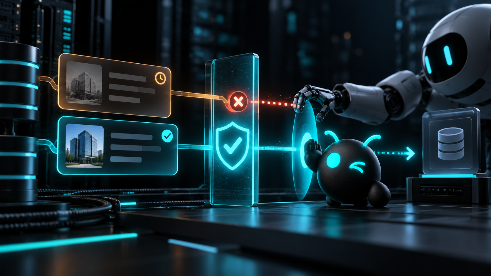 How do you stop an AI agent from acting on stale data?