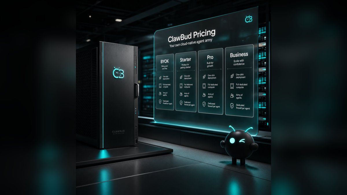 ClawBud Pricing Explained: BYOK, Starter, Pro, and Business