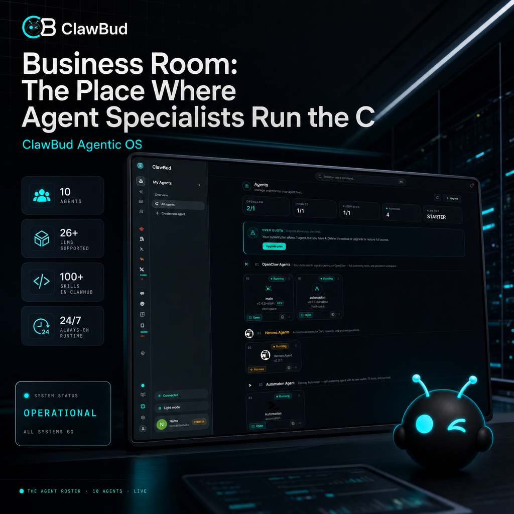 Business Room: The Place Where Agent Specialists Run the Company Work