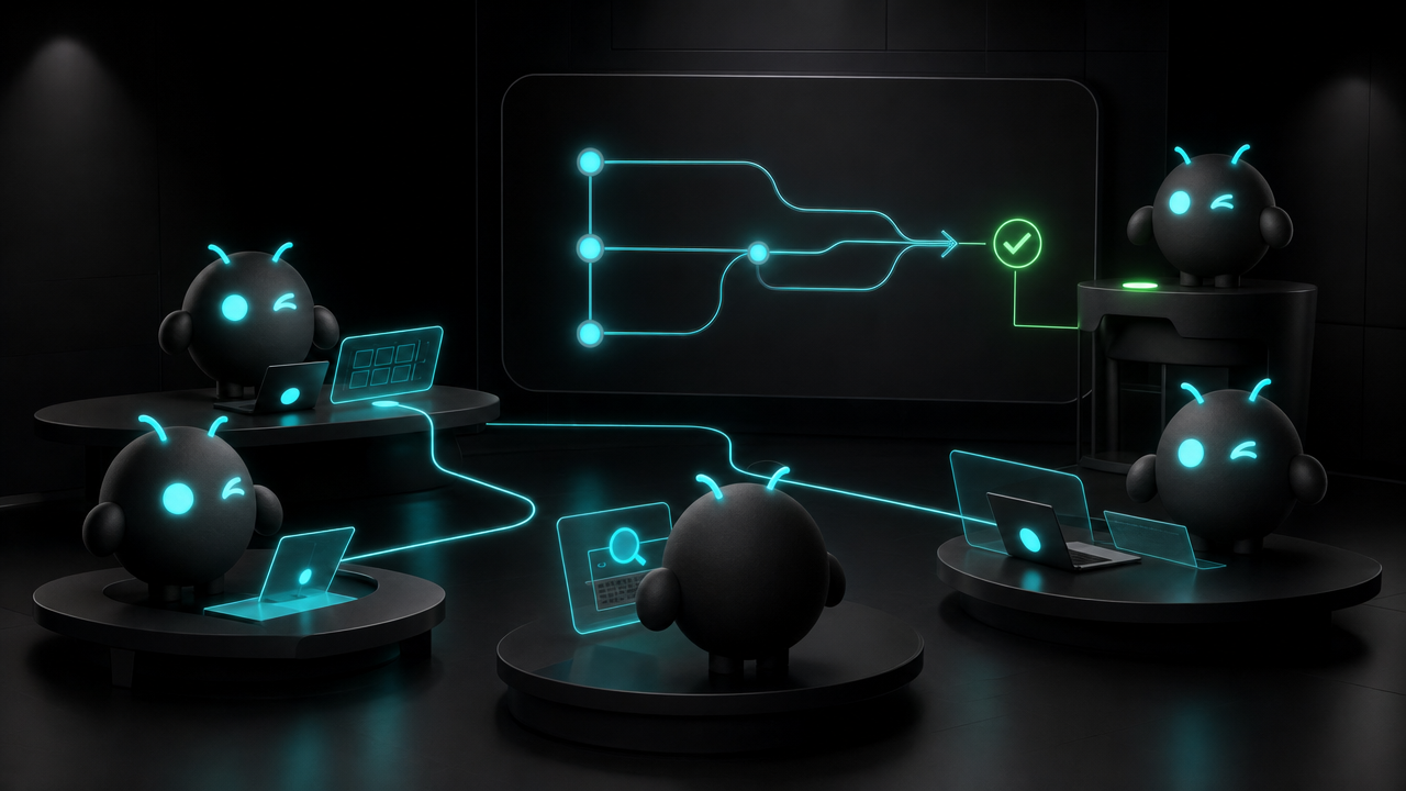 How Do Multiple AI Agents Coordinate Work?
