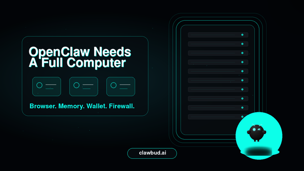 Why Your OpenClaw Agent Needs a Browser, Memory, and a Wallet