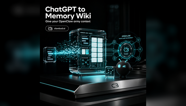 ChatGPT History Import to Memory Wiki: Turn Old Chats Into OpenClaw Agent Memory