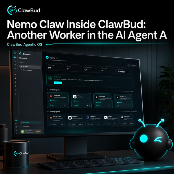 Nemo Claw Inside ClawBud: Another Worker in the AI Agent Army