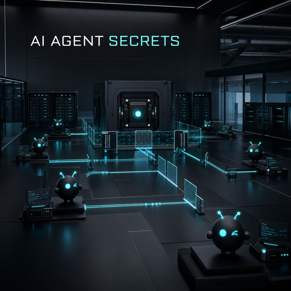 How should businesses handle API keys and secrets for AI agents?